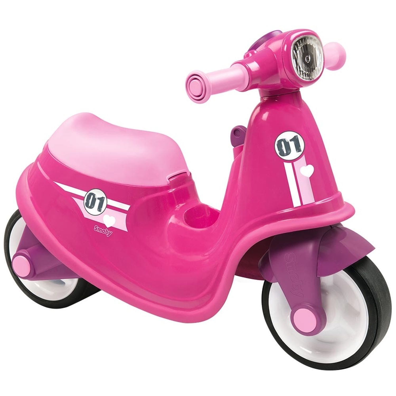 Scuter Smoby Scooter Ride-On pink fotografia produsului