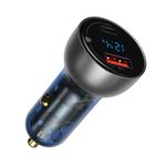 Incarcator auto Baseus, USB USB C, 65 W, Quick Charge, Negru fotografia produsului