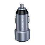 Incarcator Auto Dux Ducis Space Dux PD, QC USB Type-C 24 W 4.8 A, Argintiu fotografia produsului