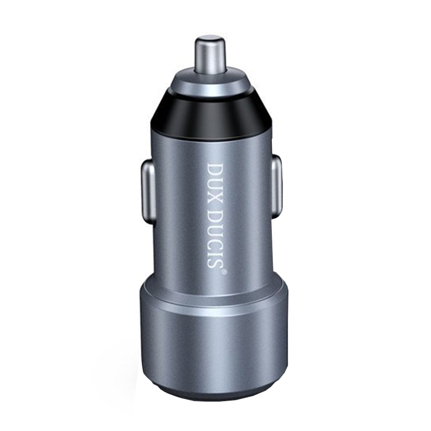 Incarcator Auto Dux Ducis Space Dux PD, QC USB Type-C 24 W 4.8 A, Argintiu fotografia produsului
