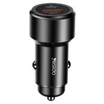 Incarcator auto Yesido, USB-A QC3.0 18 W, Type-C PD 24 W, 3A, Negru fotografia produsului