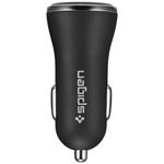 Incarcator auto Spigen QuickCharge 3.0, Qualcomm Quick Charge, 2 x USB-A, 2.4 A, Negru fotografia produsului