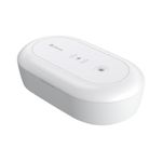 Incarcator Wireless cu functie dezinfectie telefon, Alb fotografia produsului
