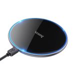 Incarcator Wireless, Hoco CW6 Pro, Fast Charging Pad 15W, Negru fotografia produsului