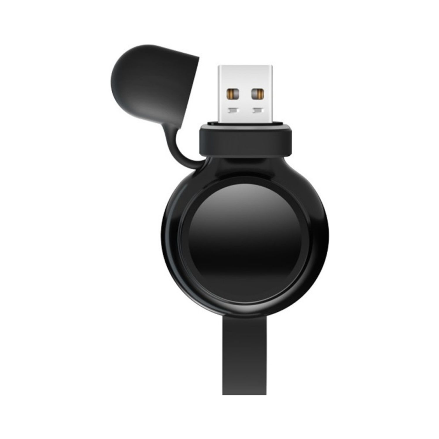 Incarcator wireless pentru Apple Watch, 500 mAh, Negru fotografia produsului