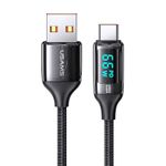 Cablu date U78 Charging   Data Type-C, PD, 66 W, Digital Display, Fast Charge, 1.2 m, Negru fotografia produsului