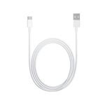 Cablu date USB la Type-C, incarcare rapida 2.4 A, 2 m, Alb fotografia produsului