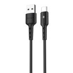 Cablu date X30 Star USB-A to USB Type-C, 10 W, 2 A, 1.2 m, Negru fotografia produsului