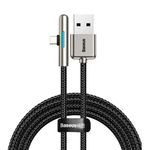 Cablu date Iridescent Lamp Gaming USB to Type-C, 40 W, 2 m, Negru fotografia produsului