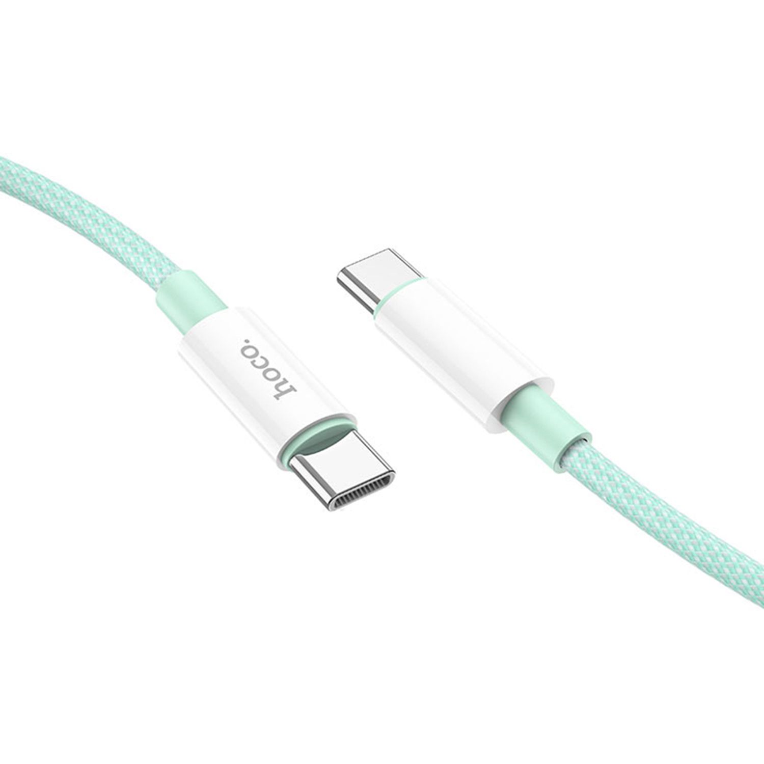 Cablu date X68 True Color USB Type-C to USB Type-C, 3 A, 1 m, Verde fotografia produsului