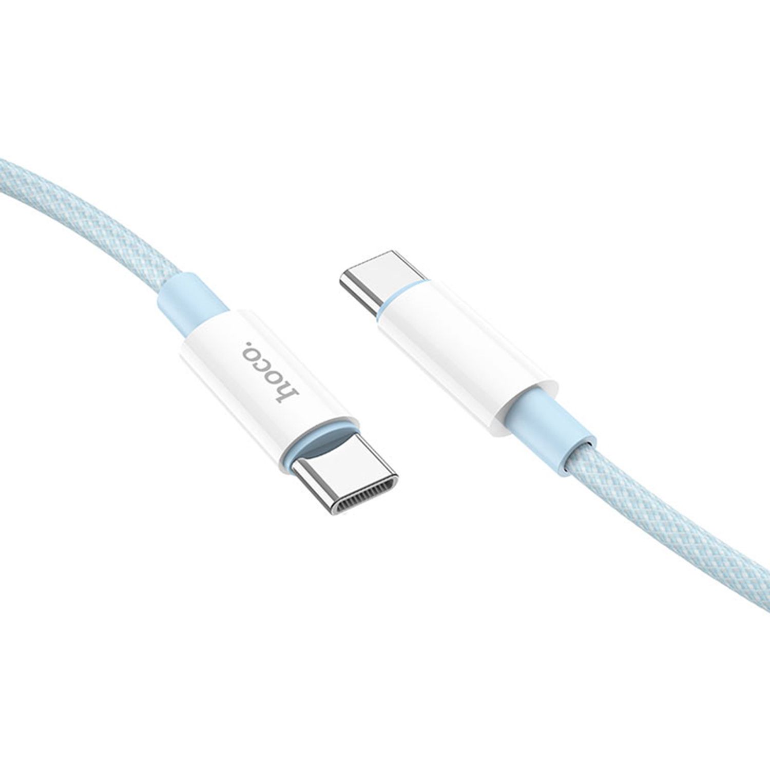 Cablu date X68 True Color USB Type-C to USB Type-C, 3 A, 2 m, Albastru fotografia produsului