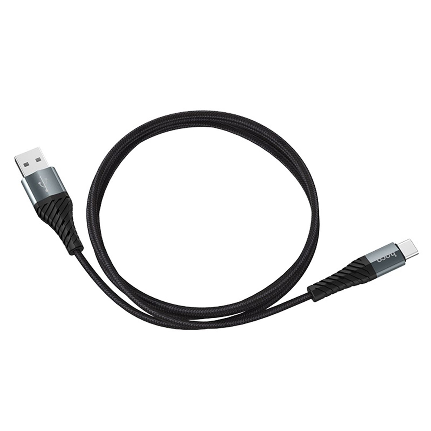 Cablu date X38 USB-A la USB Type-C, 12 W, 3 A, 1 m, Negru fotografia produsului