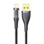 Cablu date tip Lightning Usams Icy Series, USB la Lightning, 1.2m, Negru fotografia produsului