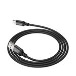 Cablu date tip Lightning Hoco Times Speed, USB-A la Lightning, 2.4A, 2.0m, Negru fotografia produsului
