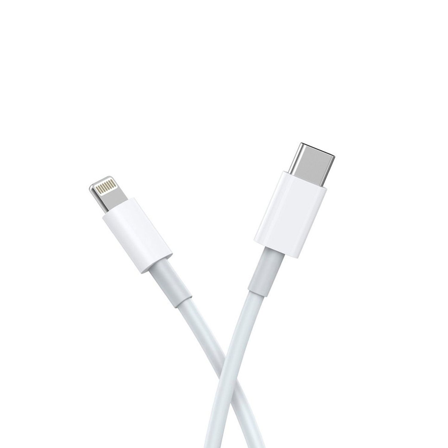 Cablu date tip Lightning Type-C la Lightning incarcare rapida PD 18W, 2m, Alb fotografia produsului