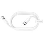 Cablu date High-Power Type-C la Type-C, 100 W, 5 A, 2 m, Alb fotografia produsului