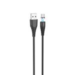 Cablu date X40 Noah USB-A to USB Type-C, 2.4 A, 1.0 m, Negru fotografia produsului