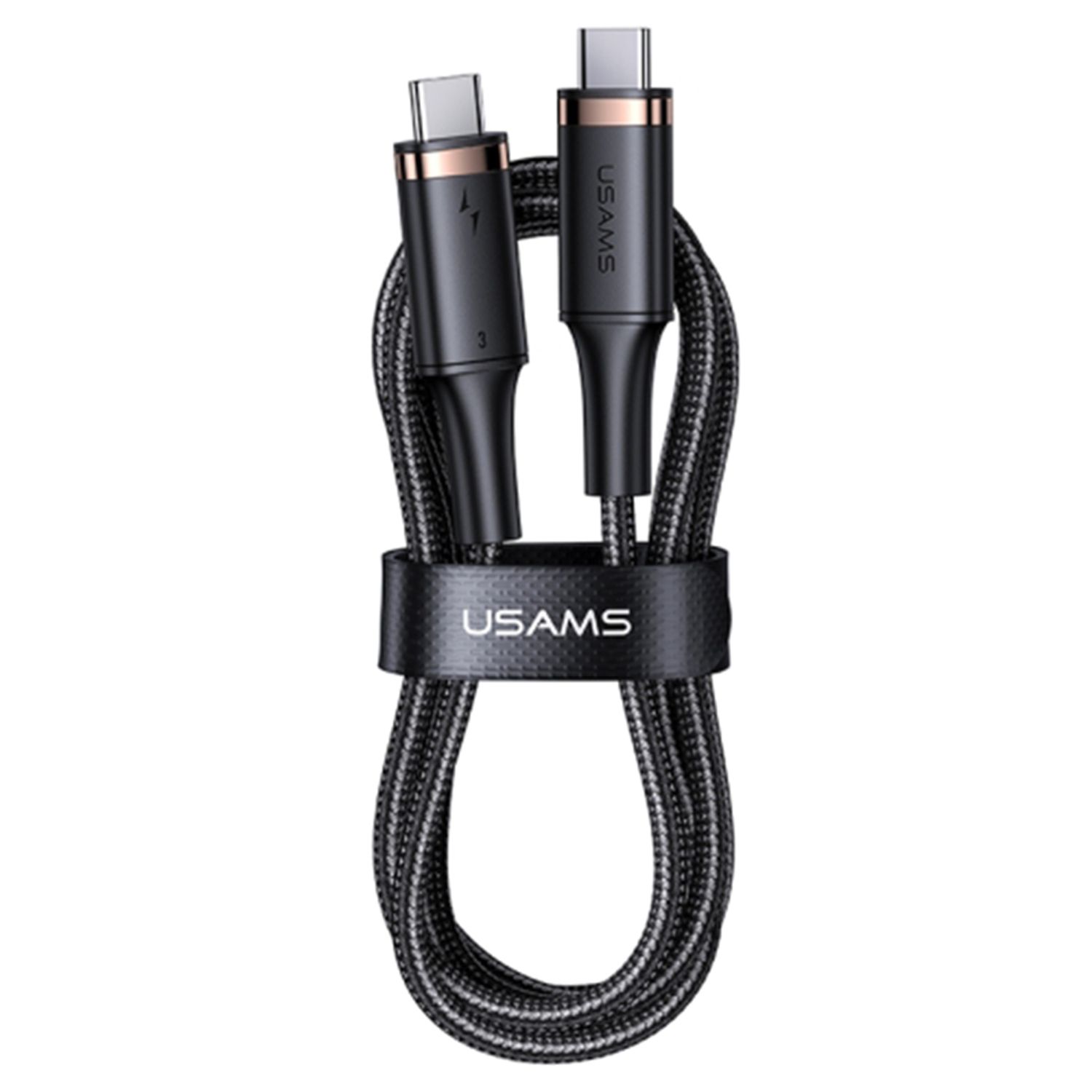 Cablu date Type-C to Type-C, PD, 100 W, 6 m, Negru fotografia produsului