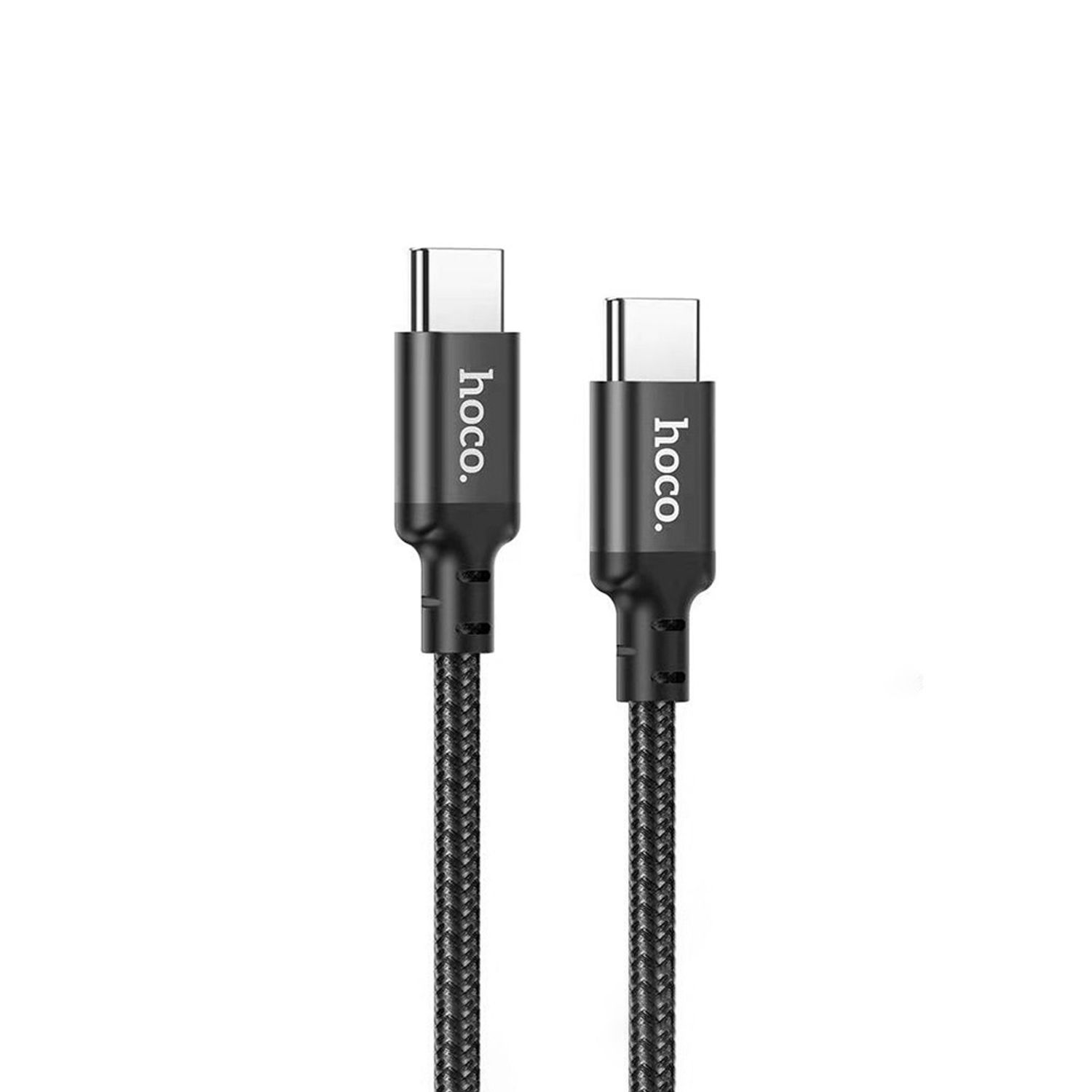 Cablu date X14 Double USB Type-C la USB Type-C, 60 W, 3A, 1 m, Negru fotografia produsului