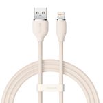 Cablu Baseus Jelly tip USB la Lightning, 2.4 A, 1.2 m, Roz fotografia produsului