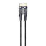 Cablu date Icy Series Type-C to Type-C, PD, 100 W, 1.2 m, Negru fotografia produsului
