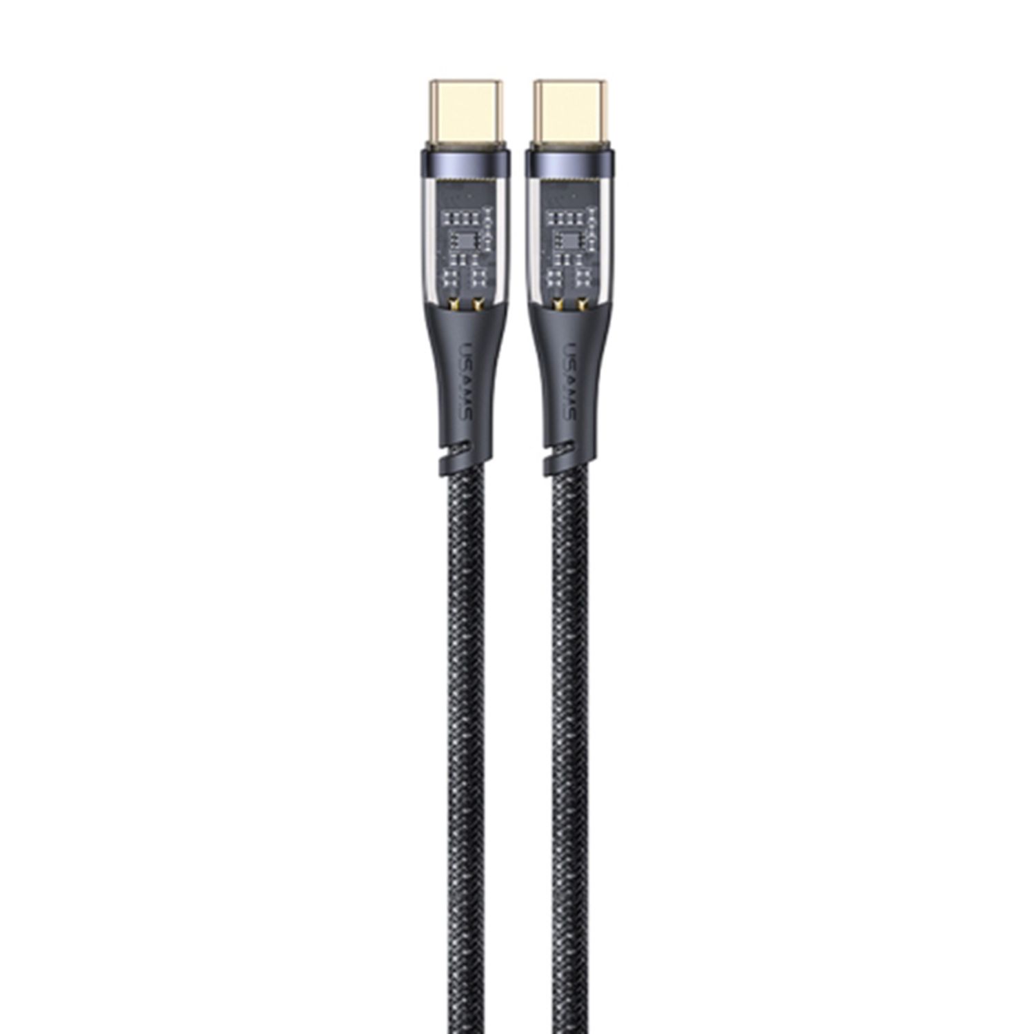 Cablu date Icy Series Type-C to Type-C, PD, 100 W, 1.2 m, Negru fotografia produsului