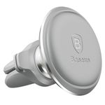 Suport telefon auto grila ventilatie Baseus, argintiu fotografia produsului
