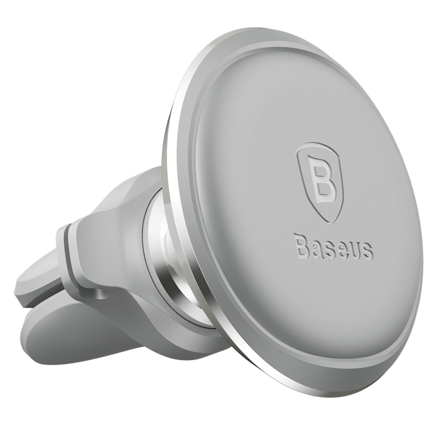 Suport telefon auto grila ventilatie Baseus, argintiu fotografia produsului