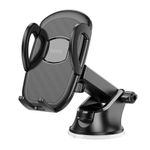Suport telefon auto cu ventuza pentru bord H9, negru fotografia produsului