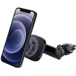 Suport auto magnetic MagSafe ITS12 iPhone 12, negru fotografia produsului