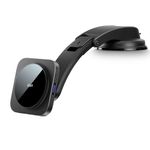 Suport auto telefon cu incarcare wireless, negru fotografia produsului
