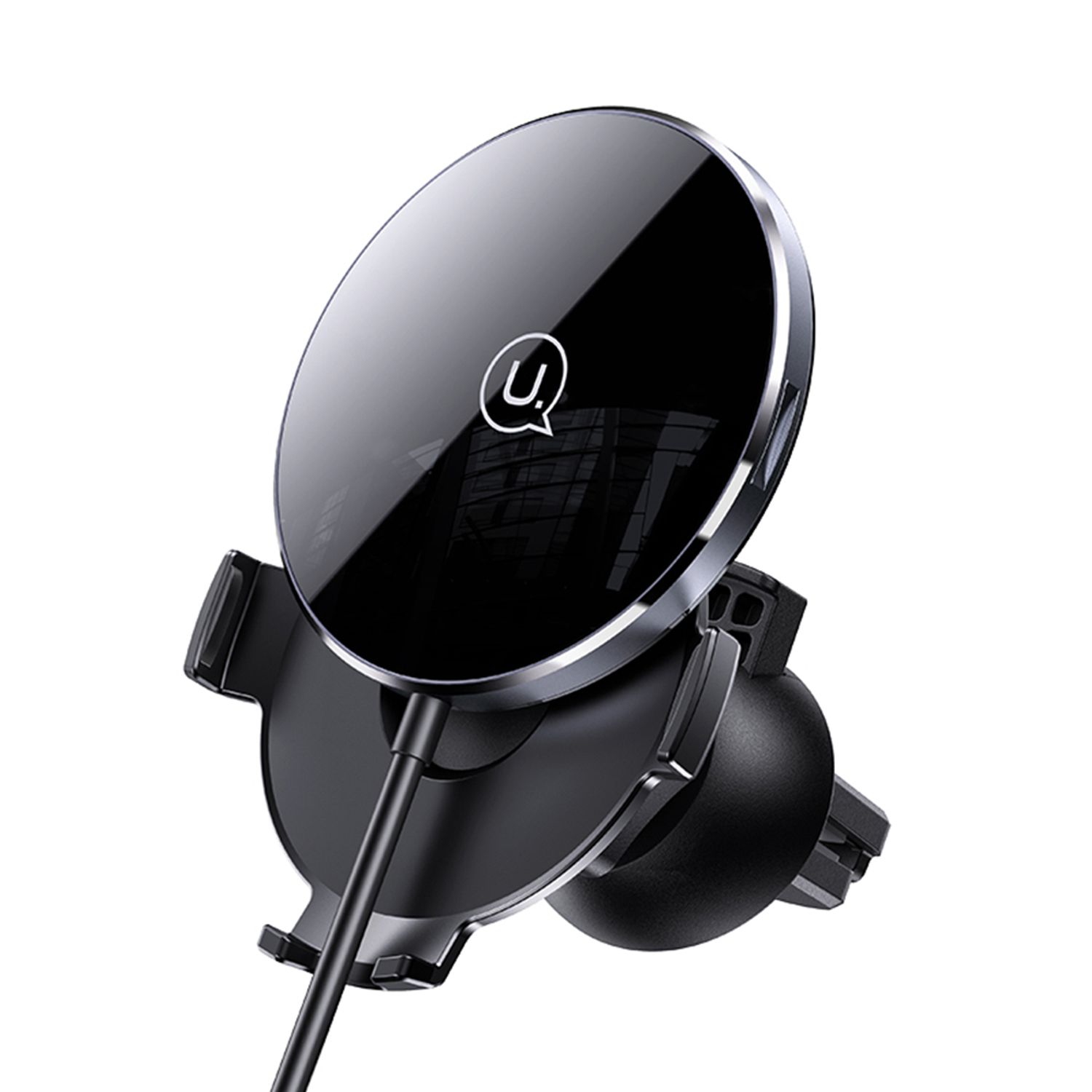 Suport auto cu incarcare wireless, 15 W, negru fotografia produsului