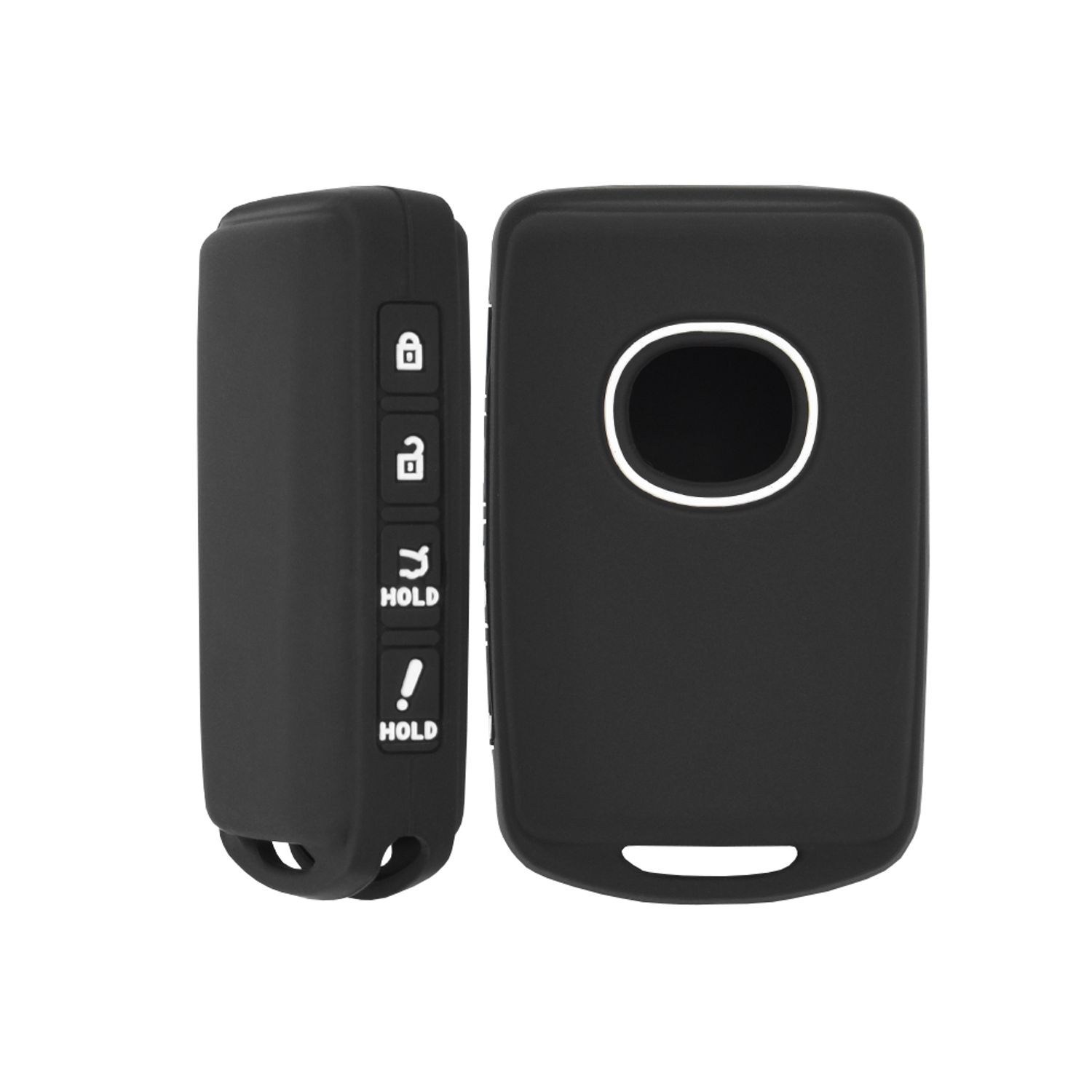Husa cheie auto din silicon moale pentru Mazda, Negru fotografia produsului