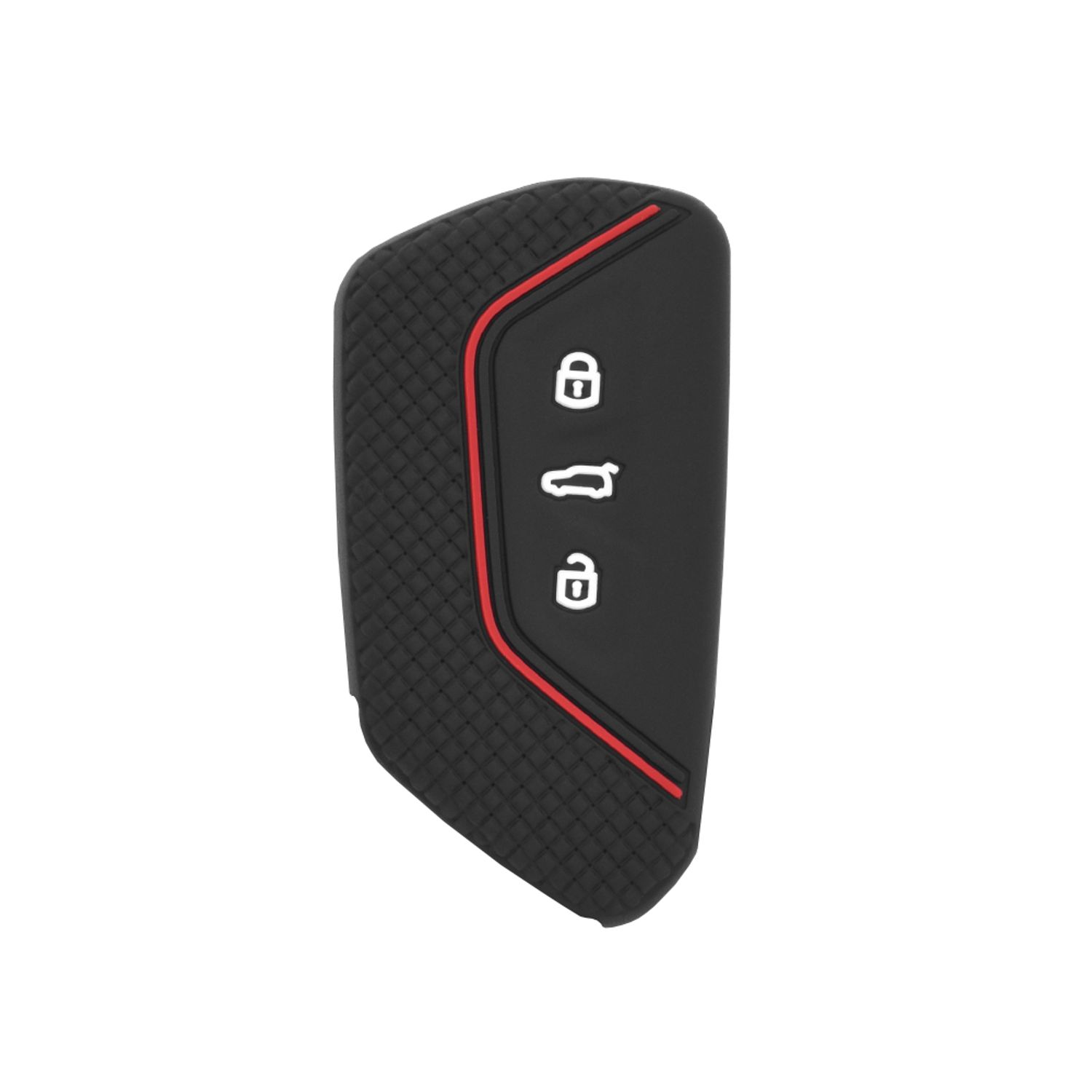 Husa cheie auto din silicon moale pentru VW Golf MK4-MK8, ID3, Negru fotografia produsului