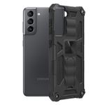 Husa premium compatibila cu Samsung Galaxy S21, Negru fotografia produsului