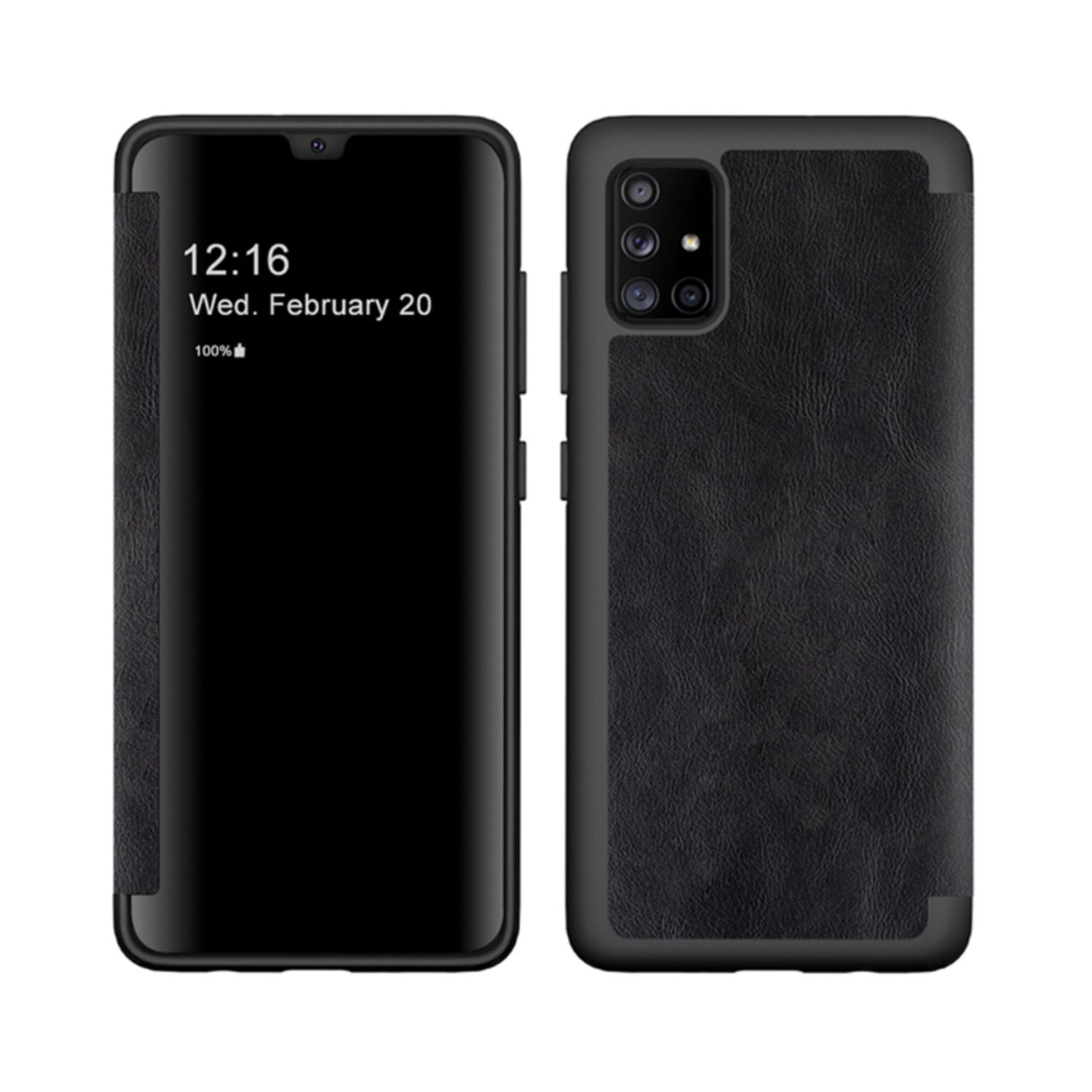 Husa de protectie tip carte compatibila Samsung A22 5G Negru fotografia produsului