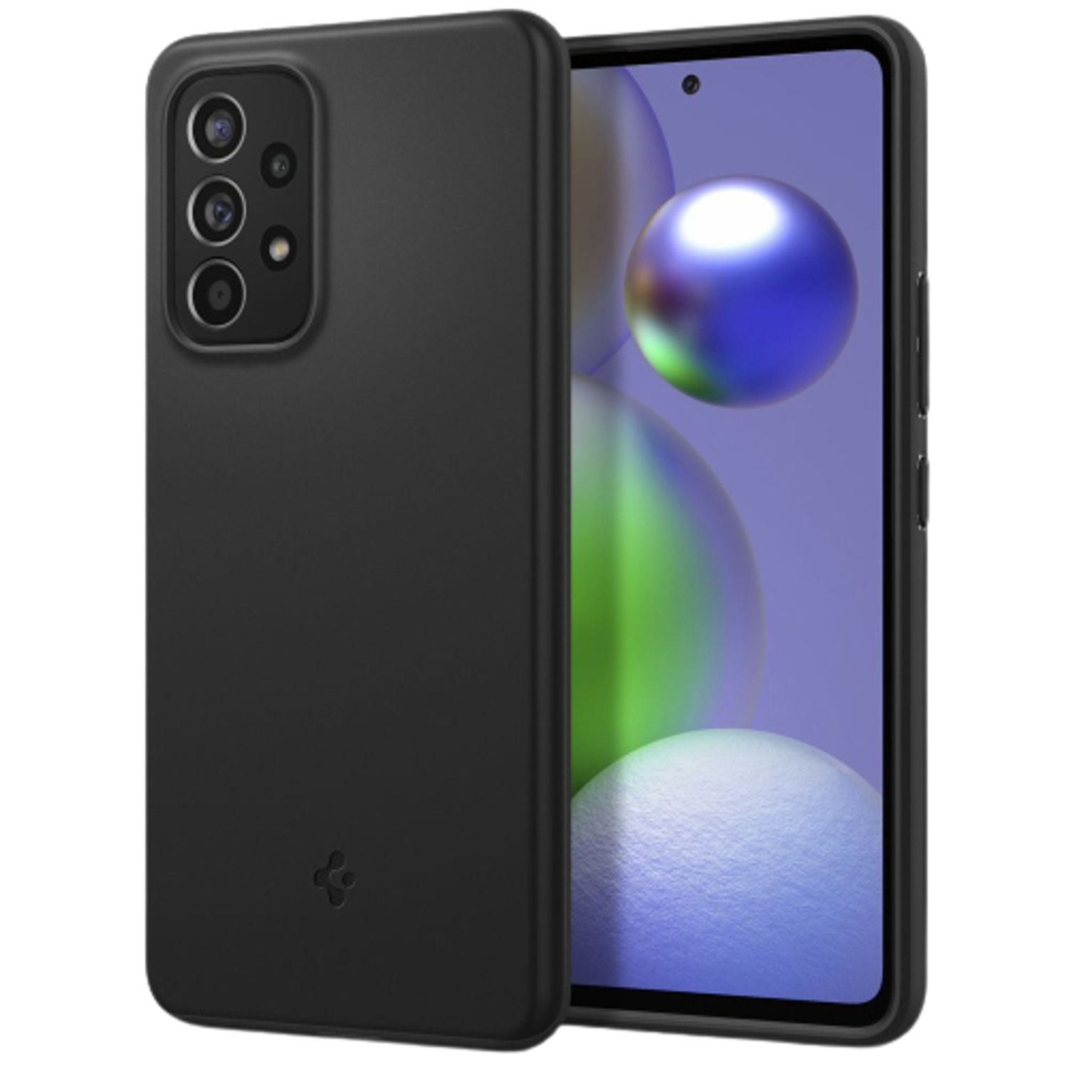 Husa premium Thin Fit pentru Samsung Galaxy A53 5G, Negru fotografia produsului