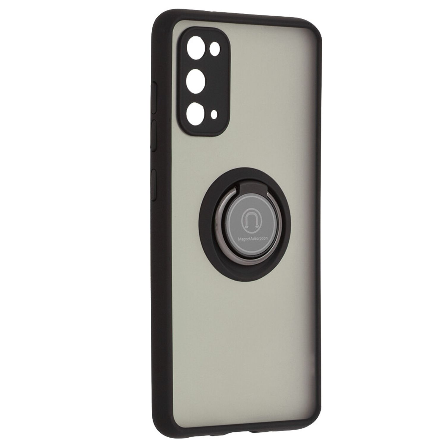 Husa cu bumper compatibila cu Samsung Galaxy S20, Negru fotografia produsului
