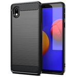 Husa premium din poliuretan compatibil cu Samsung Galaxy A01 Core   M01 Core, Negru fotografia produsului