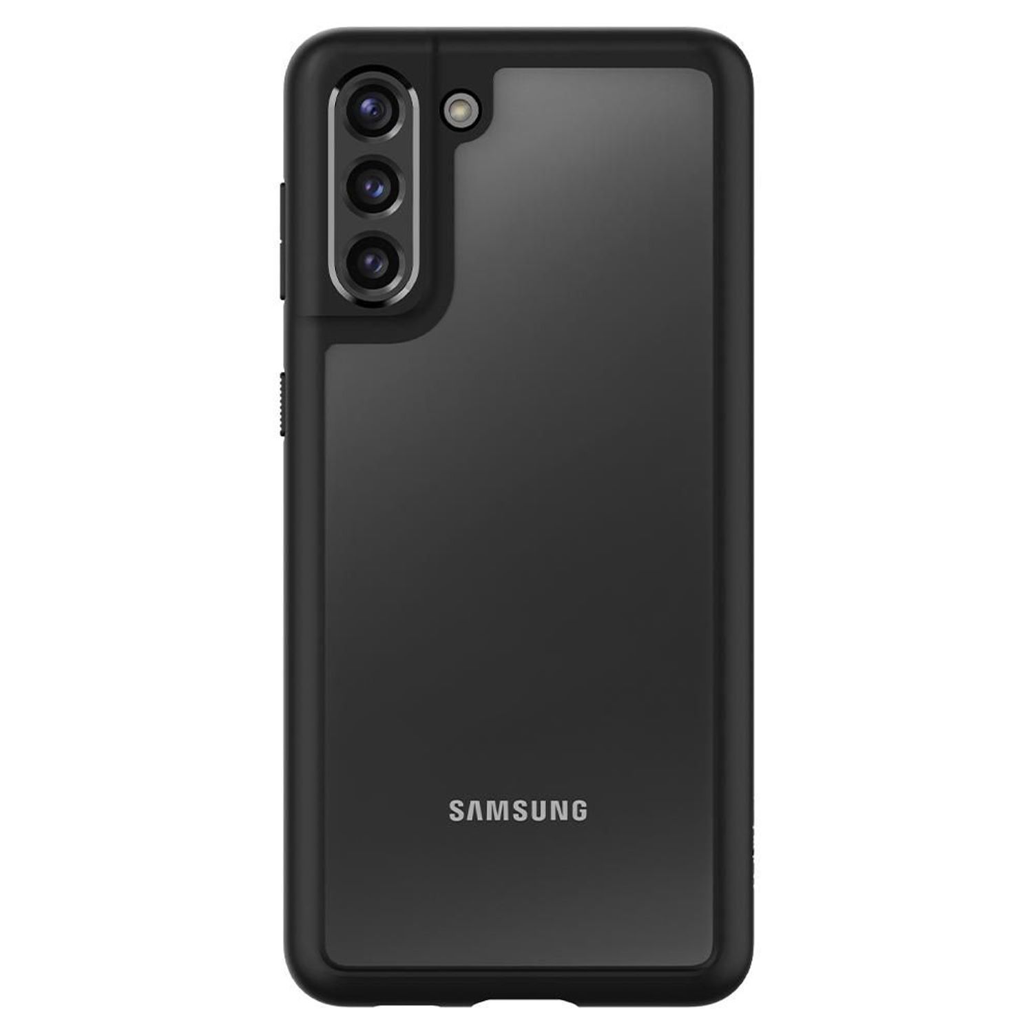 Husa de protectie Ultra Hybrid pentru Samsung Galaxy S21, Negru fotografia produsului