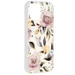 Husa de protectie cu imprimeu floral pentru iPhone 12, Chloe White fotografia produsului