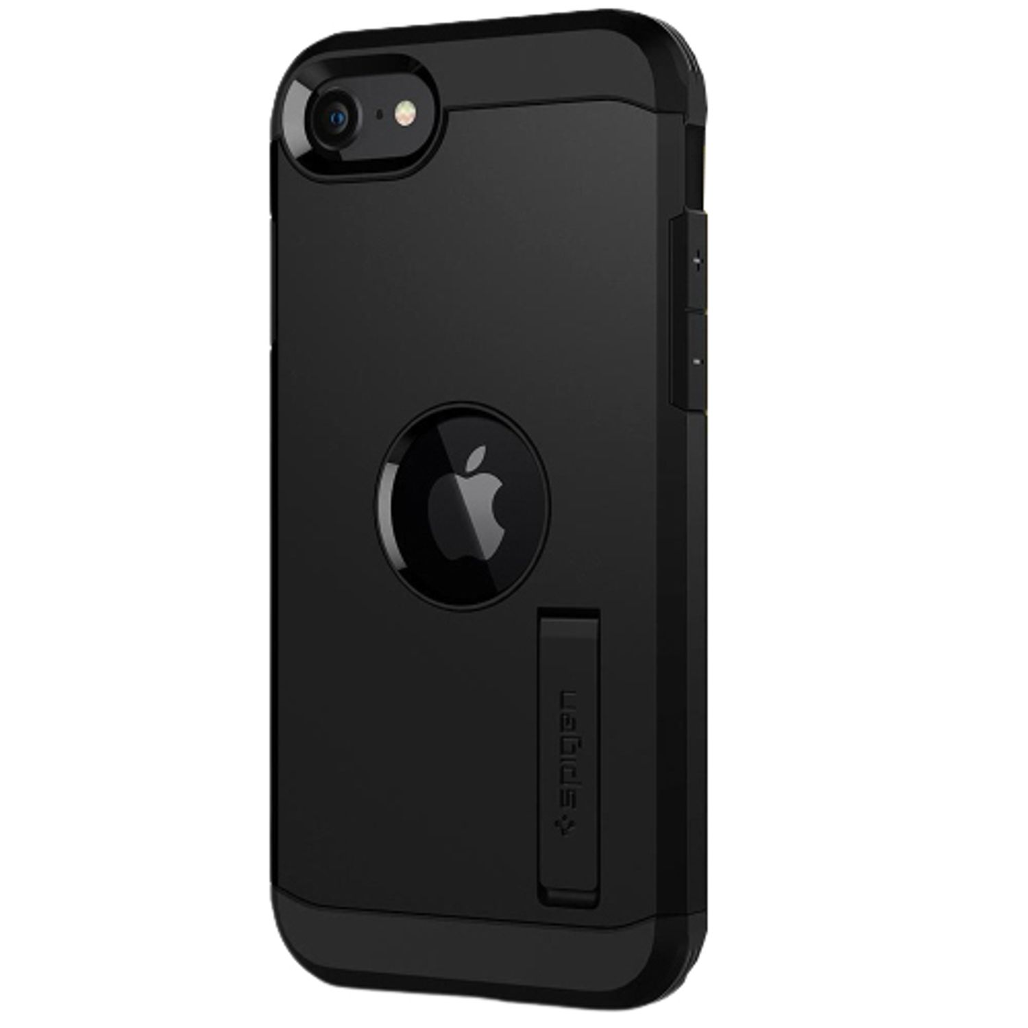 Husa Antisoc Spigen Tough Armor pentru iPhone SE 2   iPhone SE 3, Functie Stand, Negru fotografia produsului
