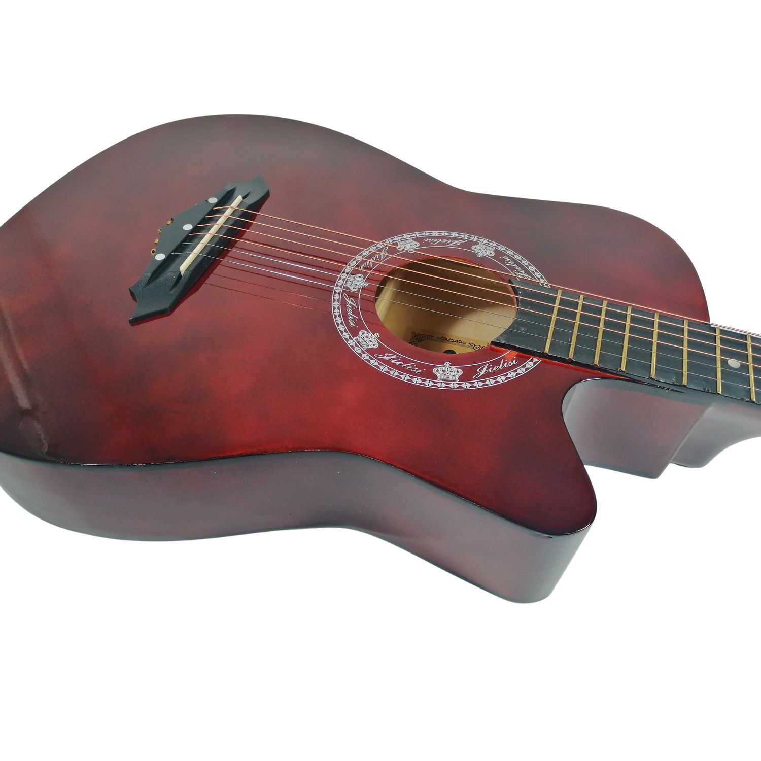 Chitara clasica IdeallStore®, 95 cm, lemn, Cutaway, visinie, stativ inclus fotografia produsului View 4 L