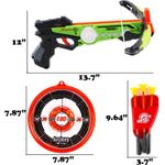 Arbaleta cu 7 moduri iluminare, sageti si tinta King Sport, 34x32x15 cm fotografia produsului View 4 S