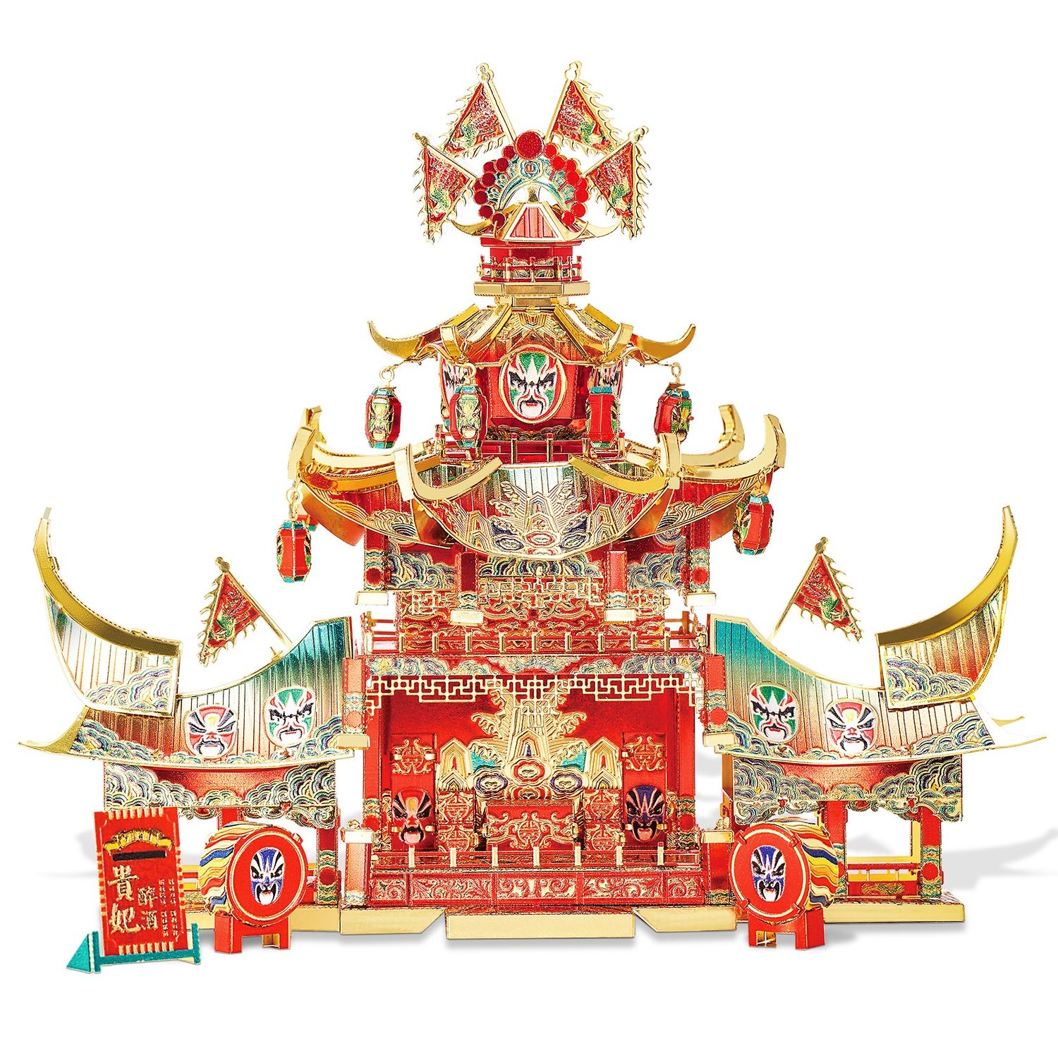Puzzle 3D Piececool, Scena de Teatru Antic, Metal, 174 piese fotografia produsului