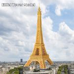 Puzzle 3D Piececool, Turnul Eiffel, Metal, 96 piese fotografia produsului View 3 S
