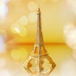 Puzzle 3D Piececool, Turnul Eiffel, Metal, 96 piese fotografia produsului View 2 S