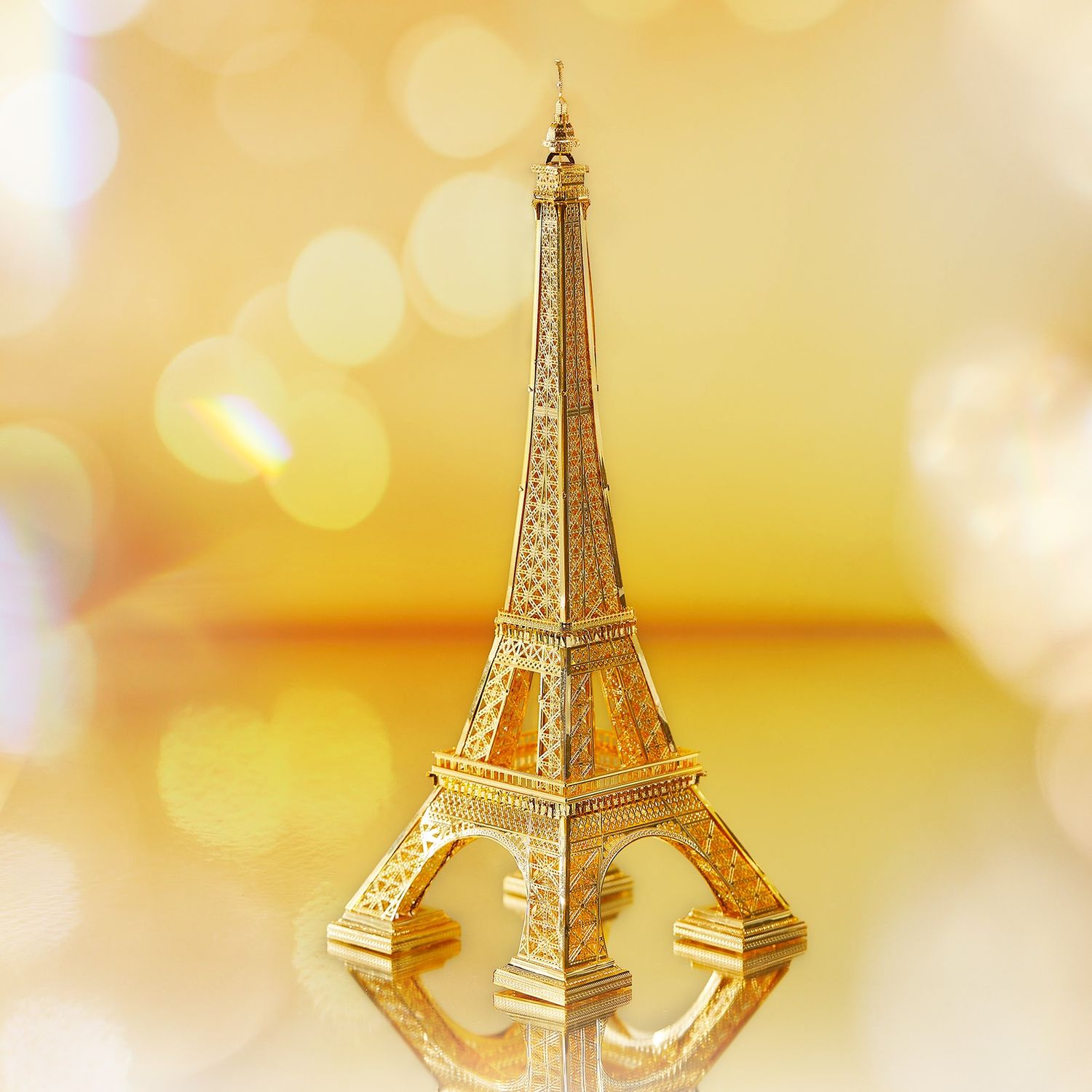 Puzzle 3D Piececool, Turnul Eiffel, Metal, 96 piese fotografia produsului View 2 L