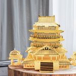 Puzzle 3D Piececool, Pavilionul Tengwang, Metal, 106 piese fotografia produsului View 4 S