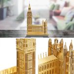 Puzzle 3D Piececool, Big Ben, Metal, 62 piese fotografia produsului View 3 S